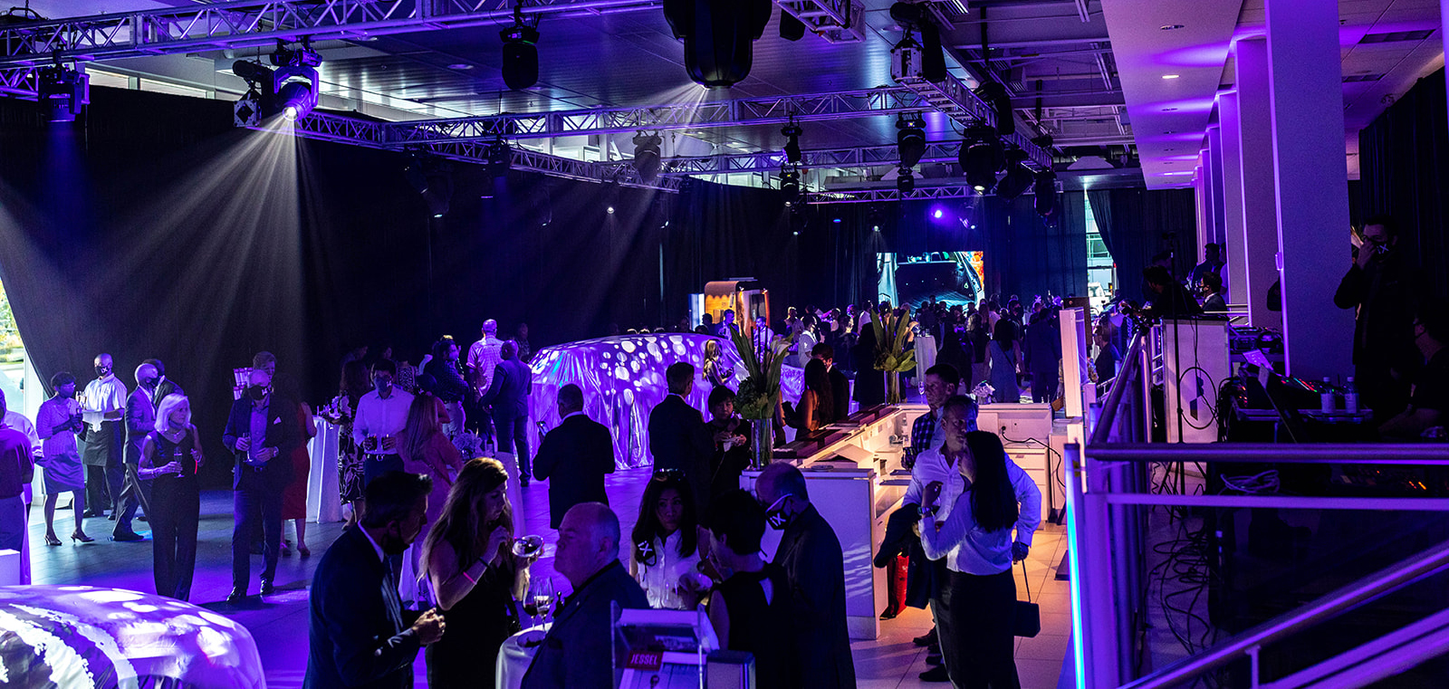 Corporate event launches and activations. BMW Vancouver Launch of i4 model. 