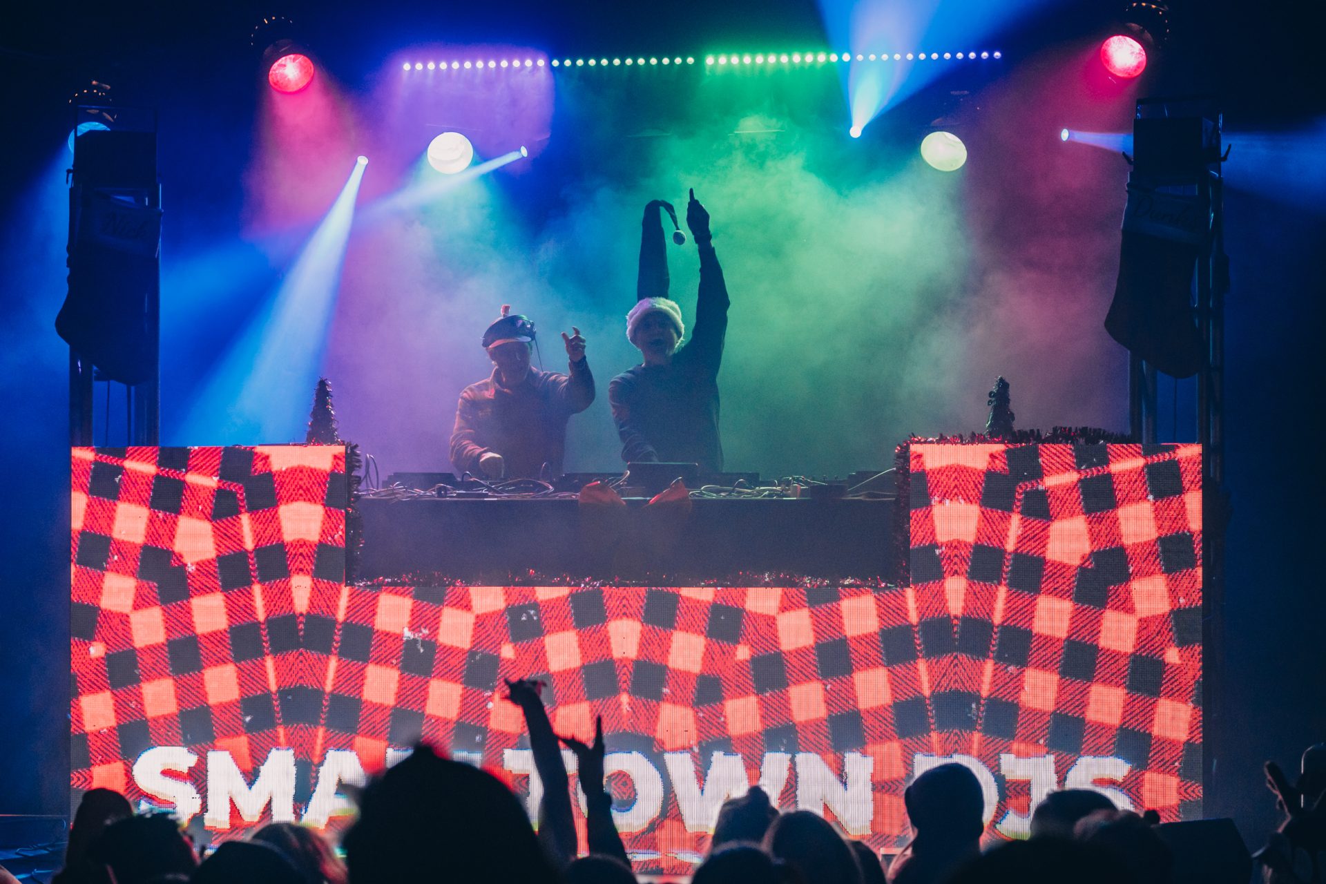 Funk The Hall event management and production. LED video wall setups and production lighting. Vancouver Events.