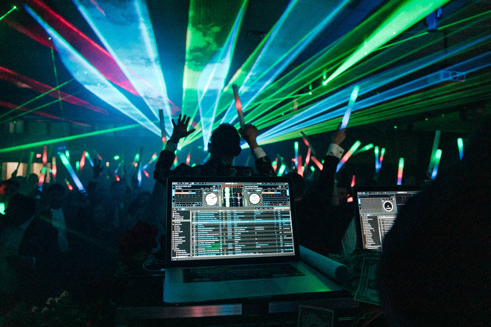 Award Winning International Djs. Hyped parties for weddings, corporate, birthdays, anniversaries, engagement and festivals. Packed dance floor with lighting and stage productions. 